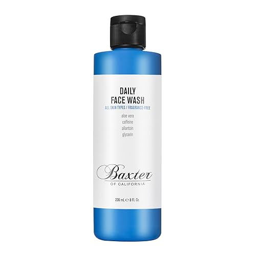 Baxter of California Daily Face Wash for Men | All Skin Types | Sulfate-Free | Fragrance Free | 8 oz | Holiday Gift Guide Beauty & Personal Care Baxter of California