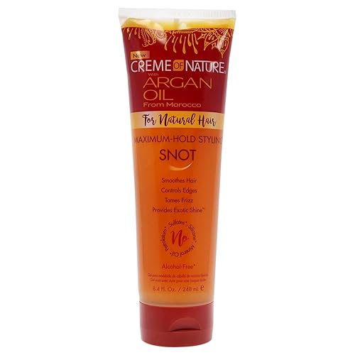 Creme of Nature Argan Oil Maximun Hold Styling Snot Gel Gel Unisex 8.4 oz Beauty & Personal Care Creme of Nature