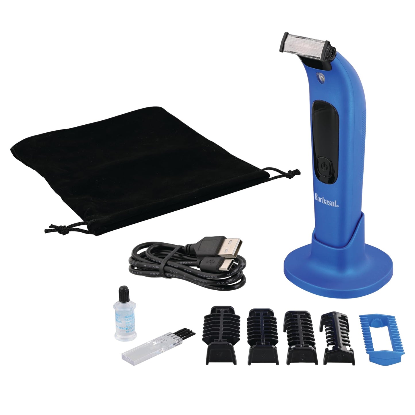 Barbasol Face and Body Shaver, Hybrid Face and Body Single Blade Shaver, Rechargeable with a 2 Hour Run Time, Wet or Dry Shave, LED Screen, Built in Beauty and Personal Care Barbasol
