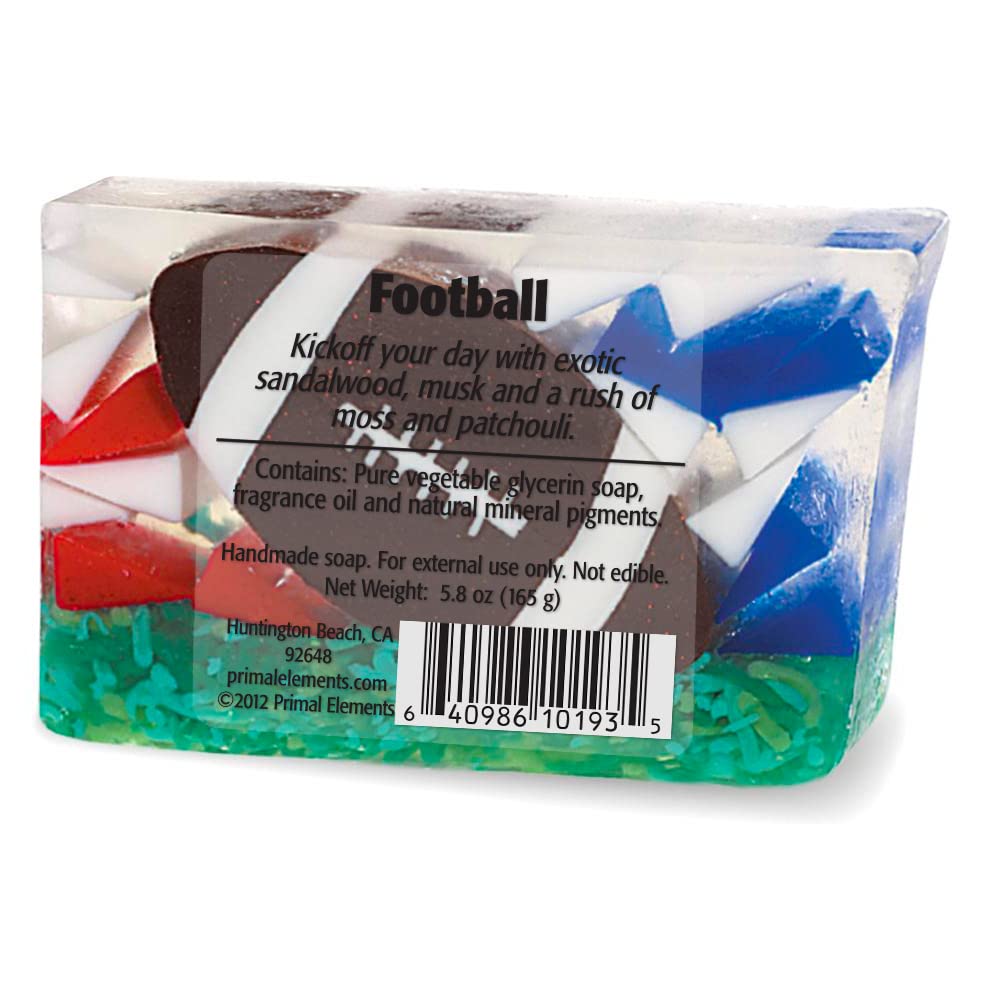 Primal Elements Glycerin Bar Soap | Helps All Skin Types, Sensitive, Oily & Dry Skin | NO PARABENS, VEGAN, GLUTEN FREE, 100% VEGETABLE BASE Beauty & Personal Care Primal Elements