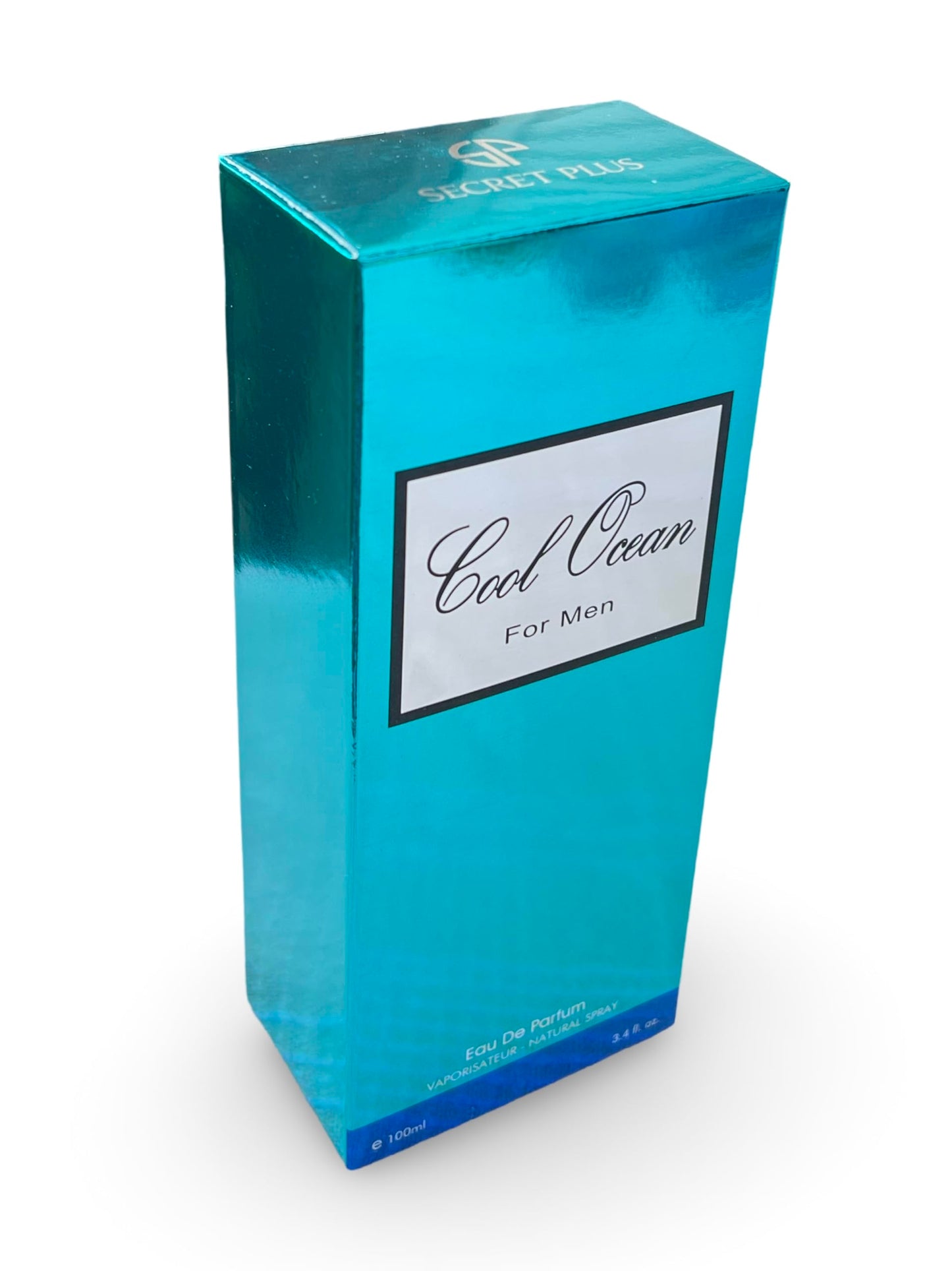 Secret Plus Cool Ocean for Men Eau de Parfum, 3.4 Fl Oz, Sea Water, Lavender, Mint Fragrance Beauty & Personal Care Secret Plus
