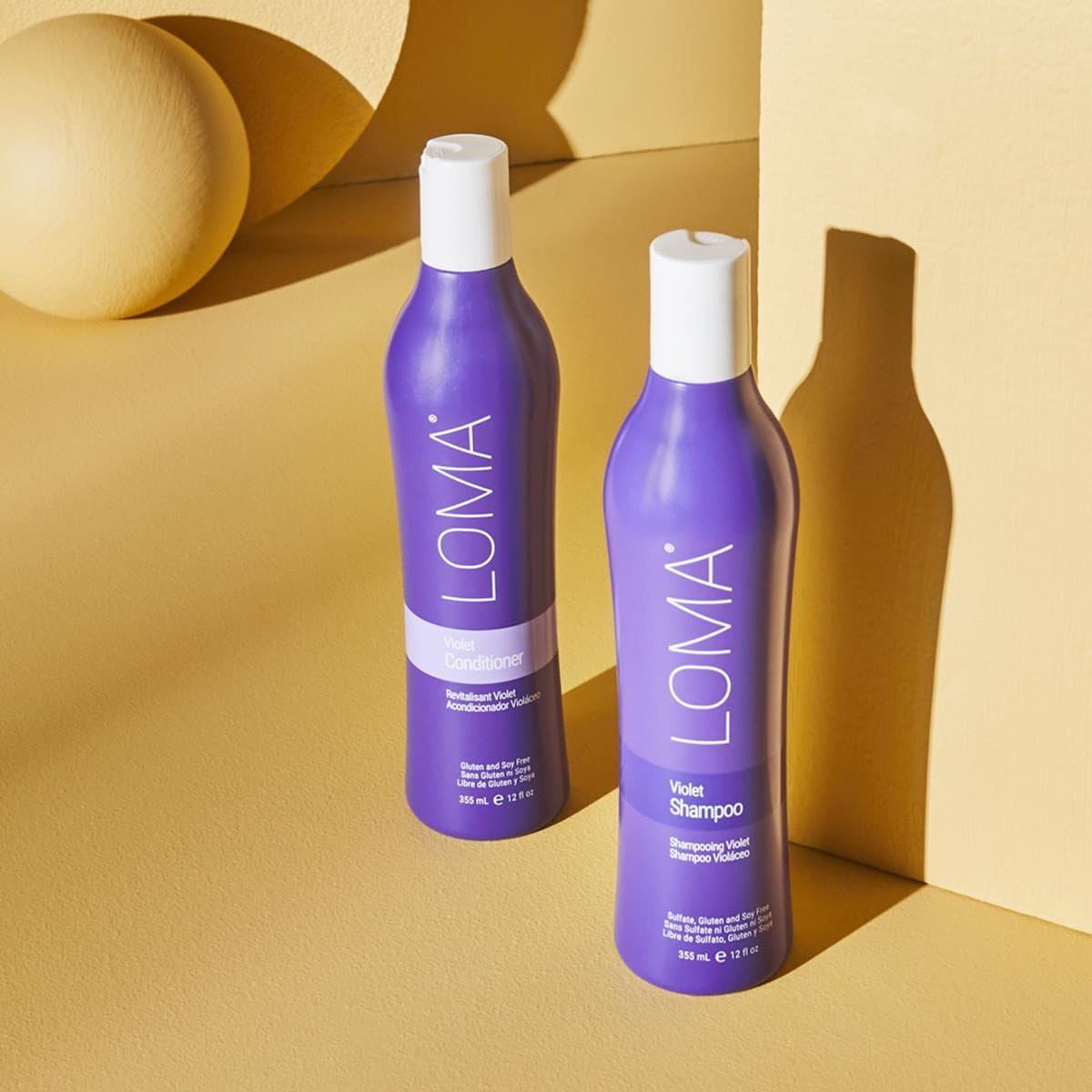 Loma Hair Care Violet Shampoo, Vanilla Bean/Blood Orange, 12 Fl Oz Beauty & Personal Care Loma
