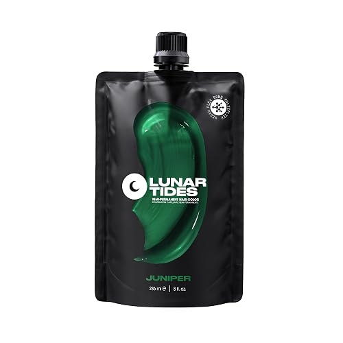 Lunar Tides Semi-Permanent Hair Color (43 colors) (Juniper, 4 fl. oz.) Beauty & Personal Care Lunar Tides