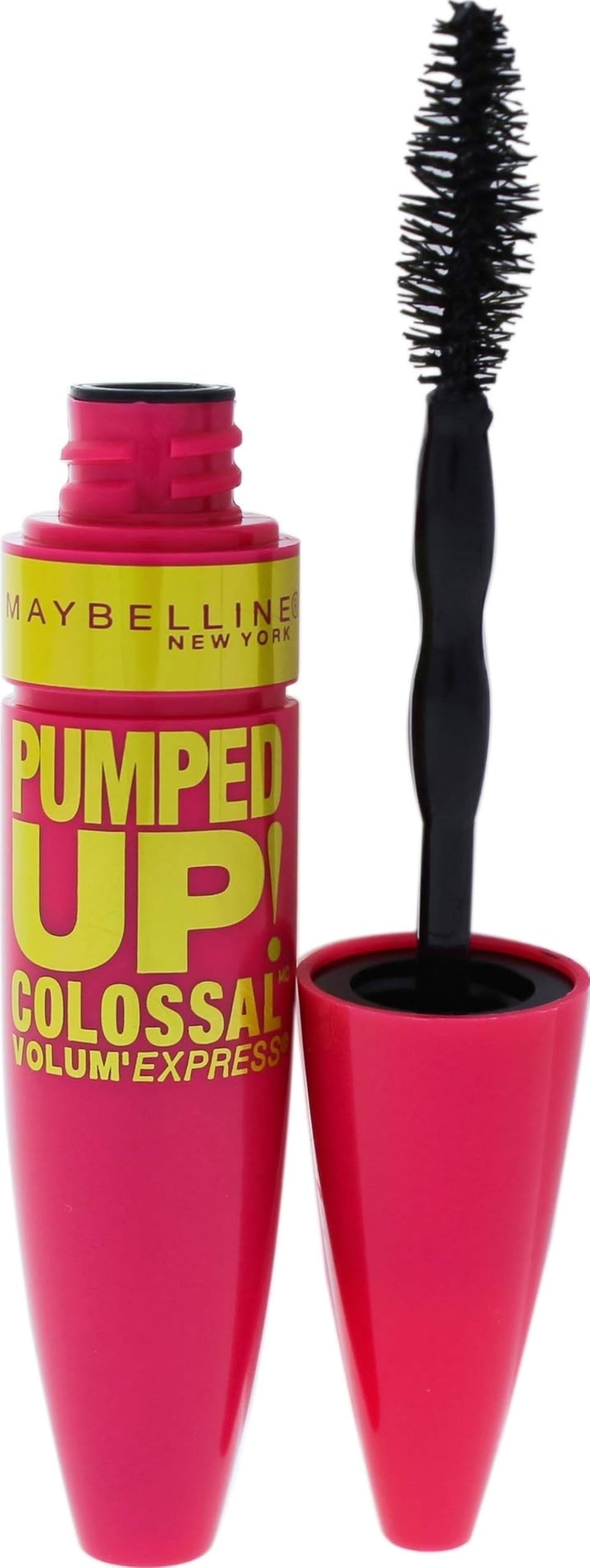 Volum Express Pumped Up Colossal Washable Mascara - Glam Black by Maybelline for Women - 0.33 Mascara