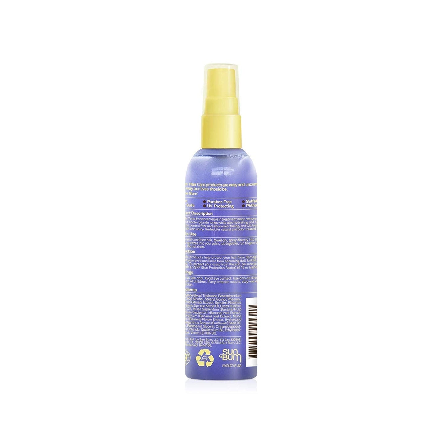 Sun Bum Blonde Tone Enhancer - Paraben, Gluten and Cruelty Free Purple Leave In Treatment for Blondes (2 Pack) Beauty & Personal Care Sun Bum