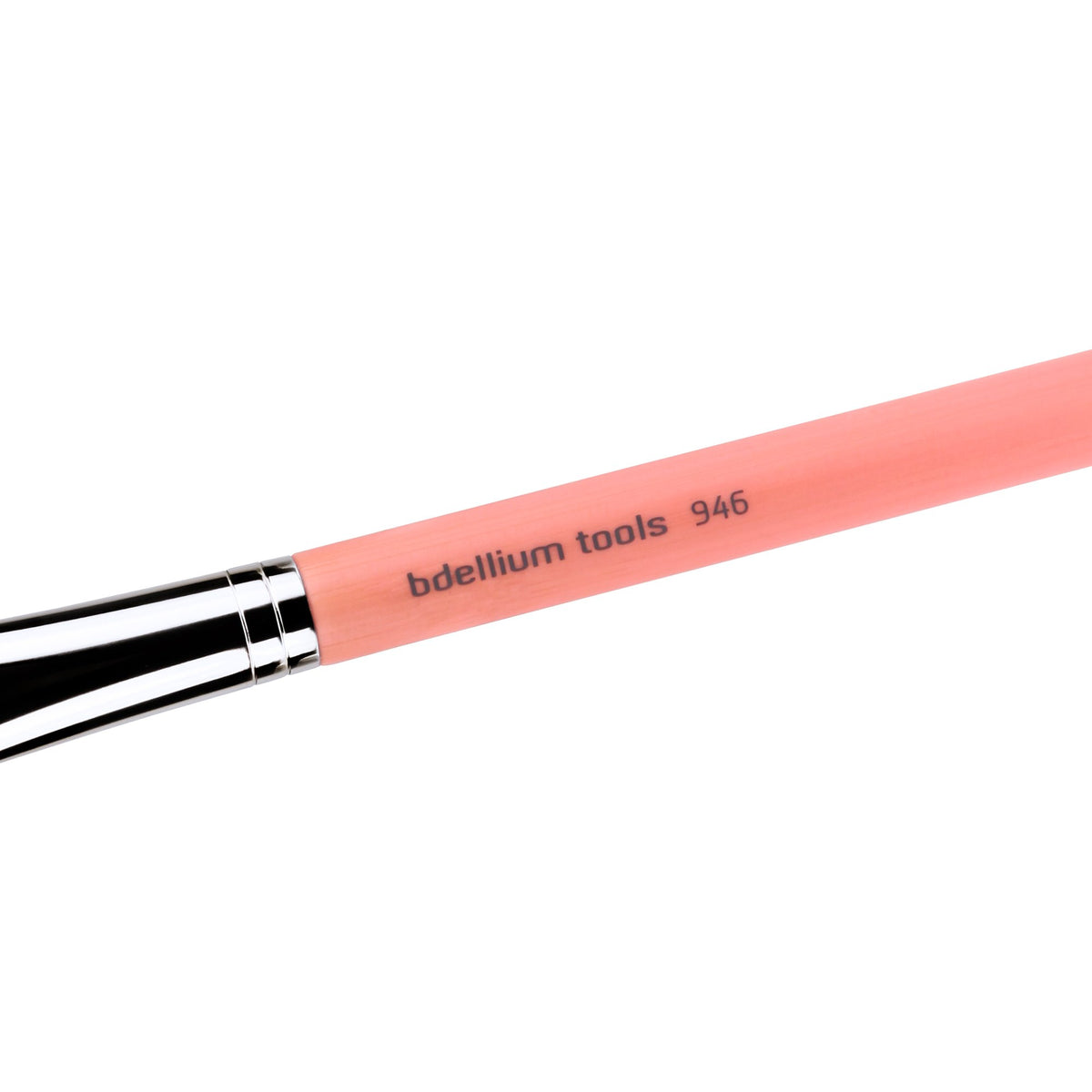 Bdellium Tools Professional Makeup Brush - Pink Bambu Series 946 Firm Foundation - With Soft Synthetic Fibers, For Blending & Contouring (Pink, 1pc)