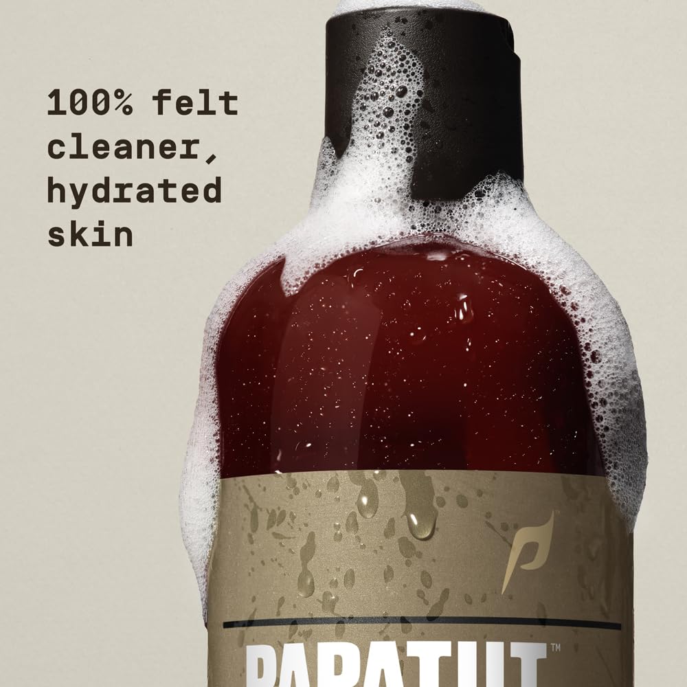 PAPATUI by Dwayne Johnson Refreshing Exfoliating Body Wash for Men | Hydrating & Made with Coconut Oil | Vanilla Shea | 18 oz Beauty & Personal Care PAPATUI