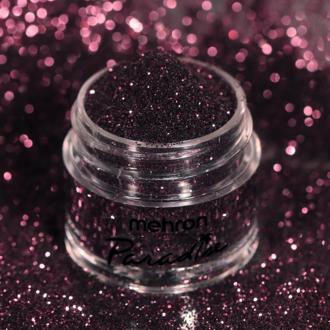 Mehron Makeup Paradise Glitter FX | Professional Cosmetic for Makeup & Art | Vibrant & Shimmering Loose Glitter .25 oz (7 g) (Cabernet) Beauty & Personal Care Mehron