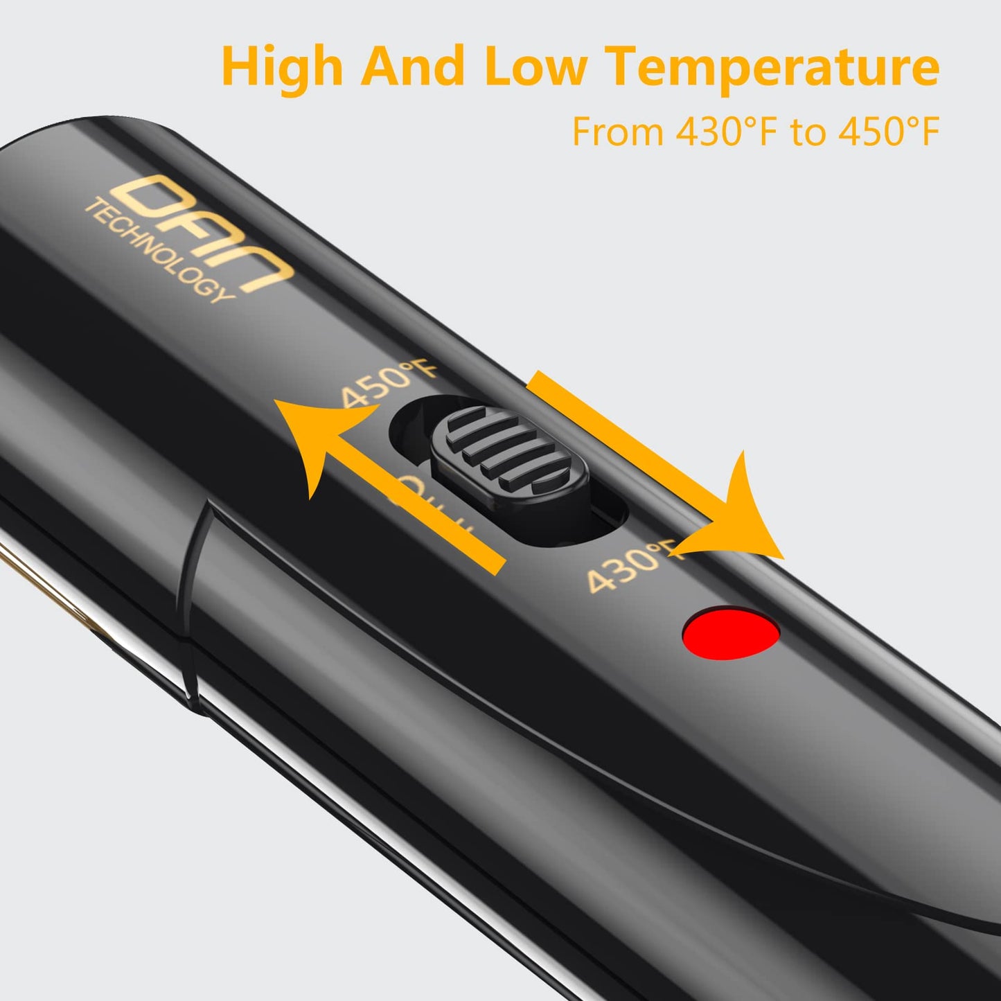 DAN Technology hot Comb Electric for Wigs,450℉Small hot Comb for Edges,Low and high Temperatures, Hair straightening Comb for Black Hair,Portable Beauty and Personal Care DAN Technology