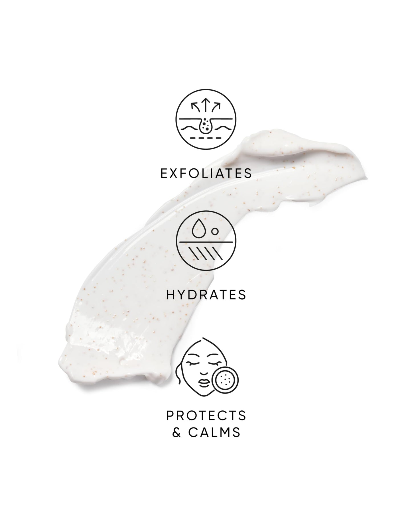 Almond Face Scrub With Hyaluronic Acid Beauty & Personal Care Irene Forte
