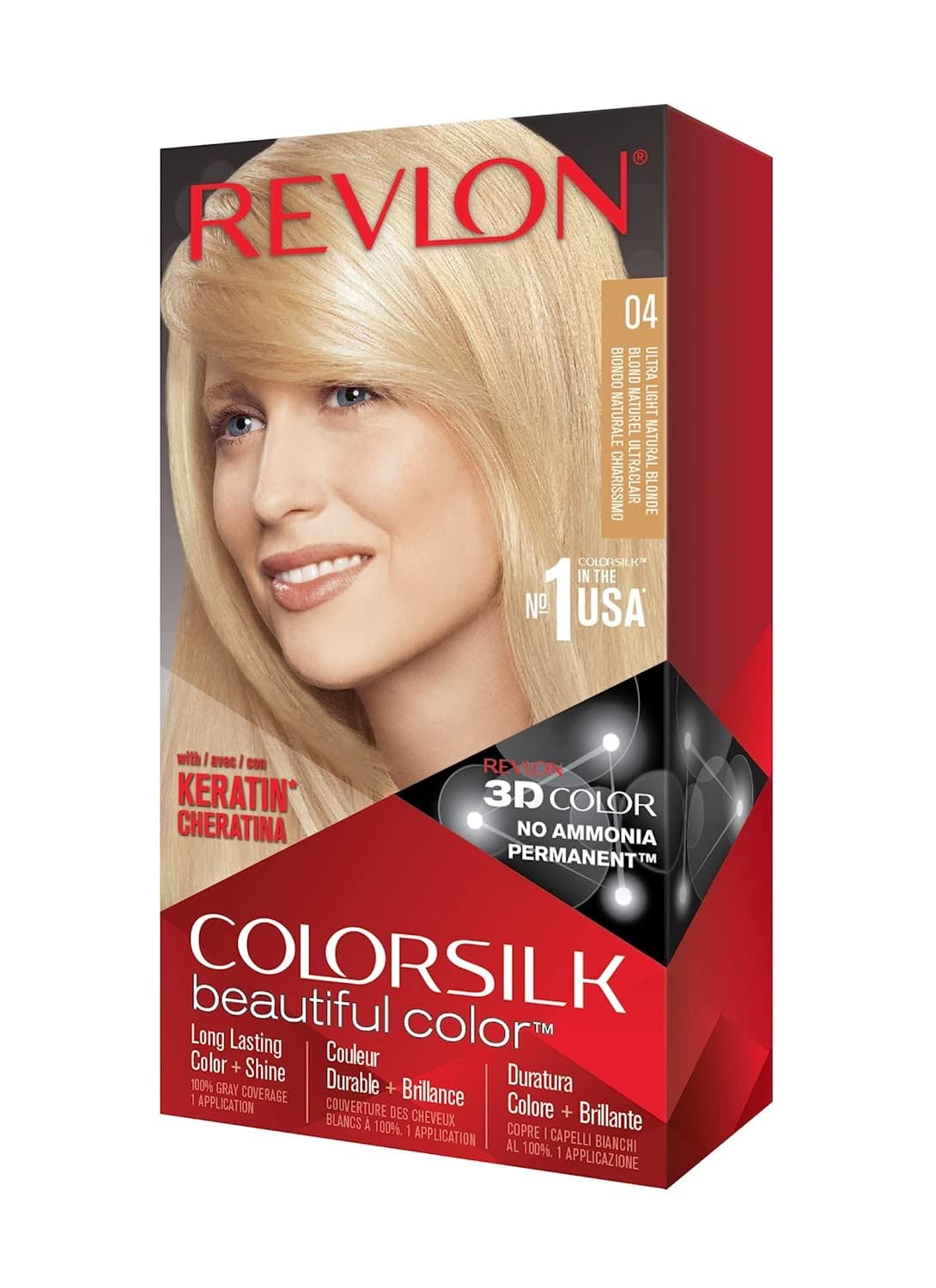 Colorsilk By Revlon, Ammonia-Free Permanent, Haircolor: Ultra Natural Blonde #11N - 1 Ea ( Pack of 3 ) Beauty & Personal Care REVLON