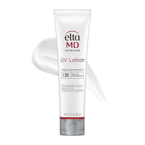 EltaMD UV Lotion Body Sunscreen, SPF 30+ Sunscreen, Body Lotion with SPF Made with Zinc Oxide and Hyaluronic Acid, 3.0 oz Beauty & Personal Care EltaMD