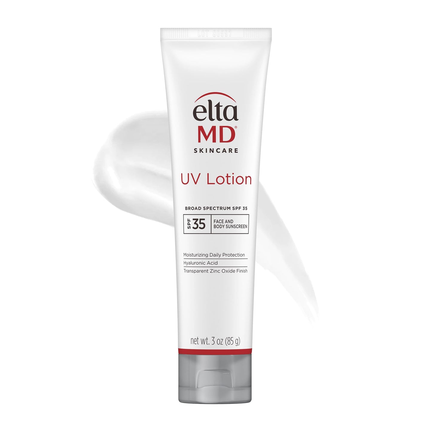 EltaMD UV Lotion Body Sunscreen, SPF 30+ Sunscreen, Body Lotion with SPF Made with Zinc Oxide and Hyaluronic Acid, 3.0 oz Beauty & Personal Care EltaMD