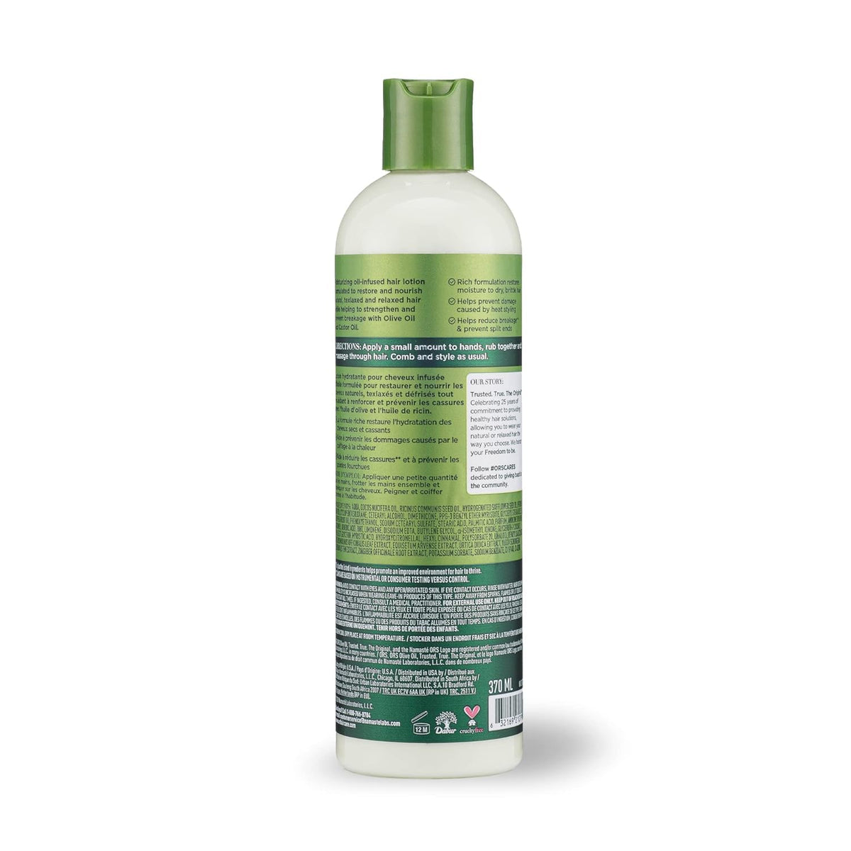 ORS Olive Oil Incredibly Rich Moisturizing Hair Lotion with Castor Oil for Strengthening 12.5 Ounces (1)