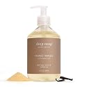 Deep Steep Liquid Hand Wash, Brown Sugar Vanilla, 17.6 oz - Moisturizing Cleanser with Olive Oil, Aloe Vera, Glycerin & Hyaluronic Acid - Vegan, Clean Beauty & Personal Care Deep Steep