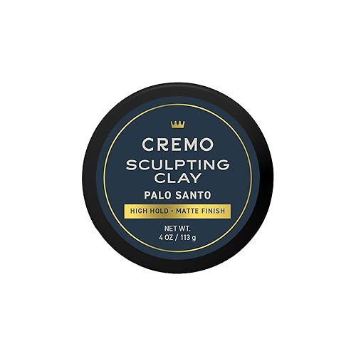 Cremo Premium Barber Grade Hair Styling Palo Santo (Reserve Collection) Sculpting Clay, High Hold, Matte Finsh, 4 Oz Beauty & Personal Care Cremo