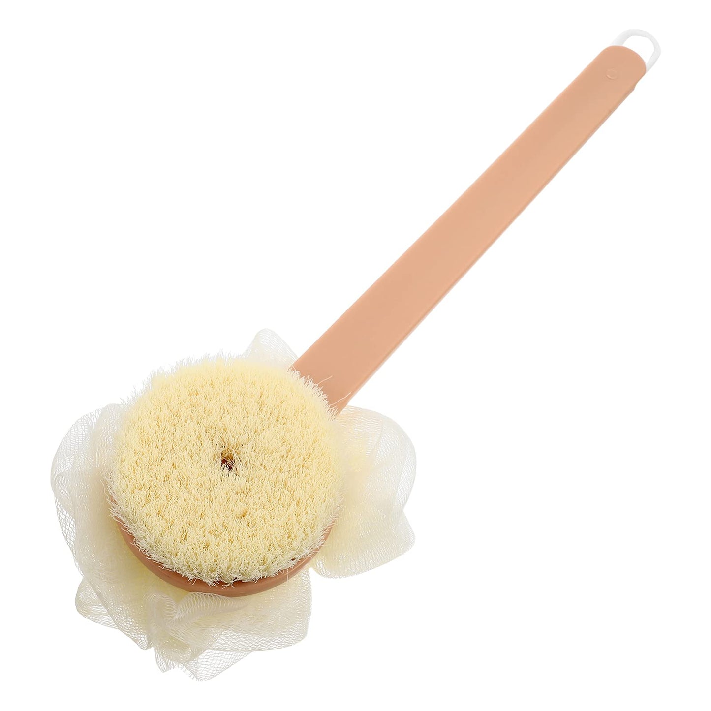 Uonlytech Bath Brush Handle Mesh Shower Scrubber for Body Cleaning Soft Bath Sponge for Men and Women Convenient Storage Gentle Exfoliation Beauty and Personal Care Uonlytech