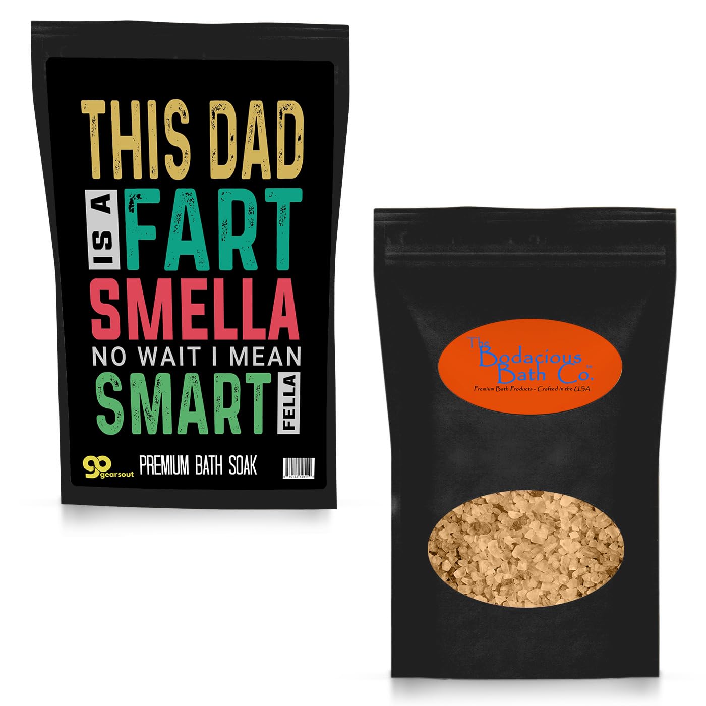 Dad is a Fart Smella Bath Soak Smart Fella Gag Gift for Father’s Day Men’s Bath Gifts Stocking Stuffers for Fathers and Grandpas Beauty and Personal Care Gears Out