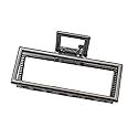 Vintage Metal Hair Claw Hair Jaw Clips Hair Clamp Accessories for Women (Rectangle, Black) Beauty & Personal Care Fodattm