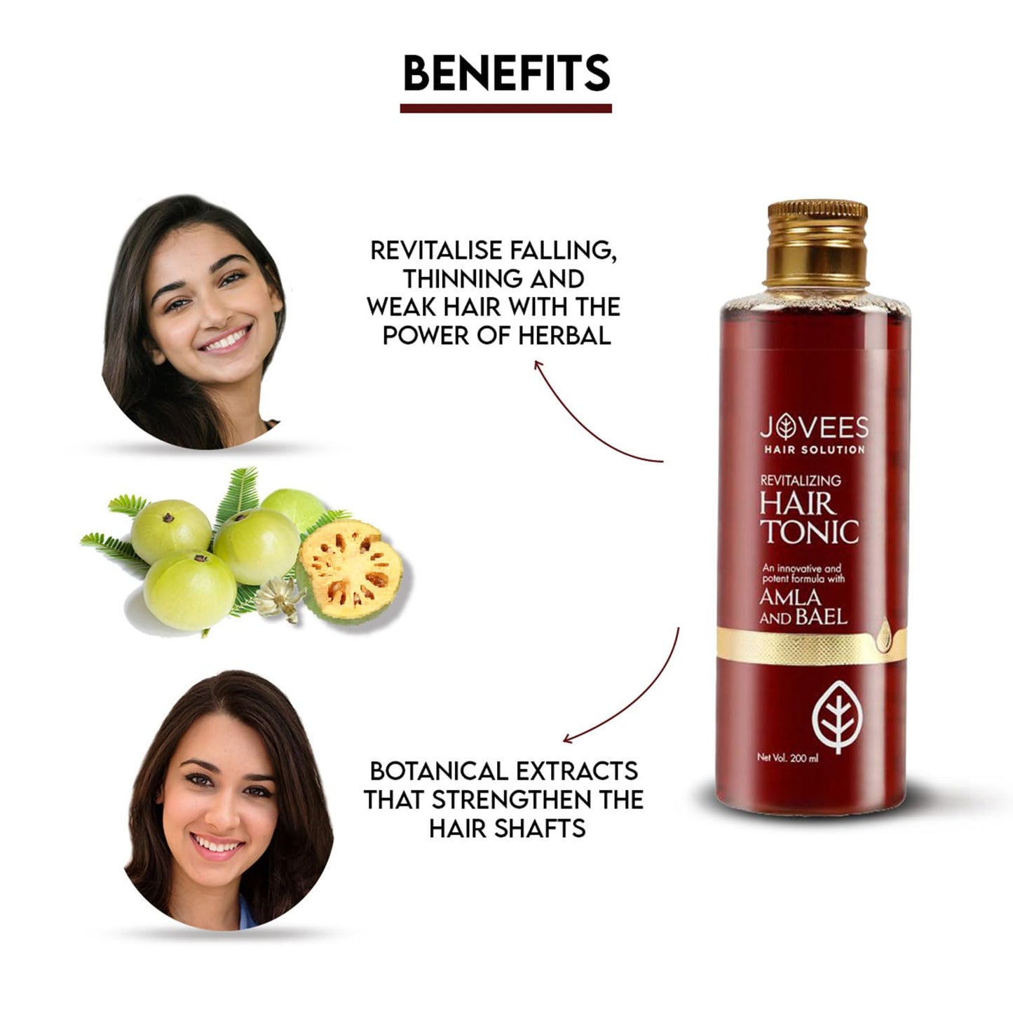 Jovees Amla & Bael Revitalising Hair Tonic 200ml Beauty & Personal Care Jovees