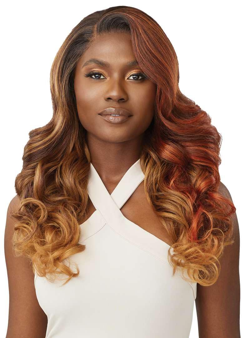 Outre Lace Front Wig - Perfect Hair Line 13X6 - Aria (DRFF4/GOLDEN HONEY)