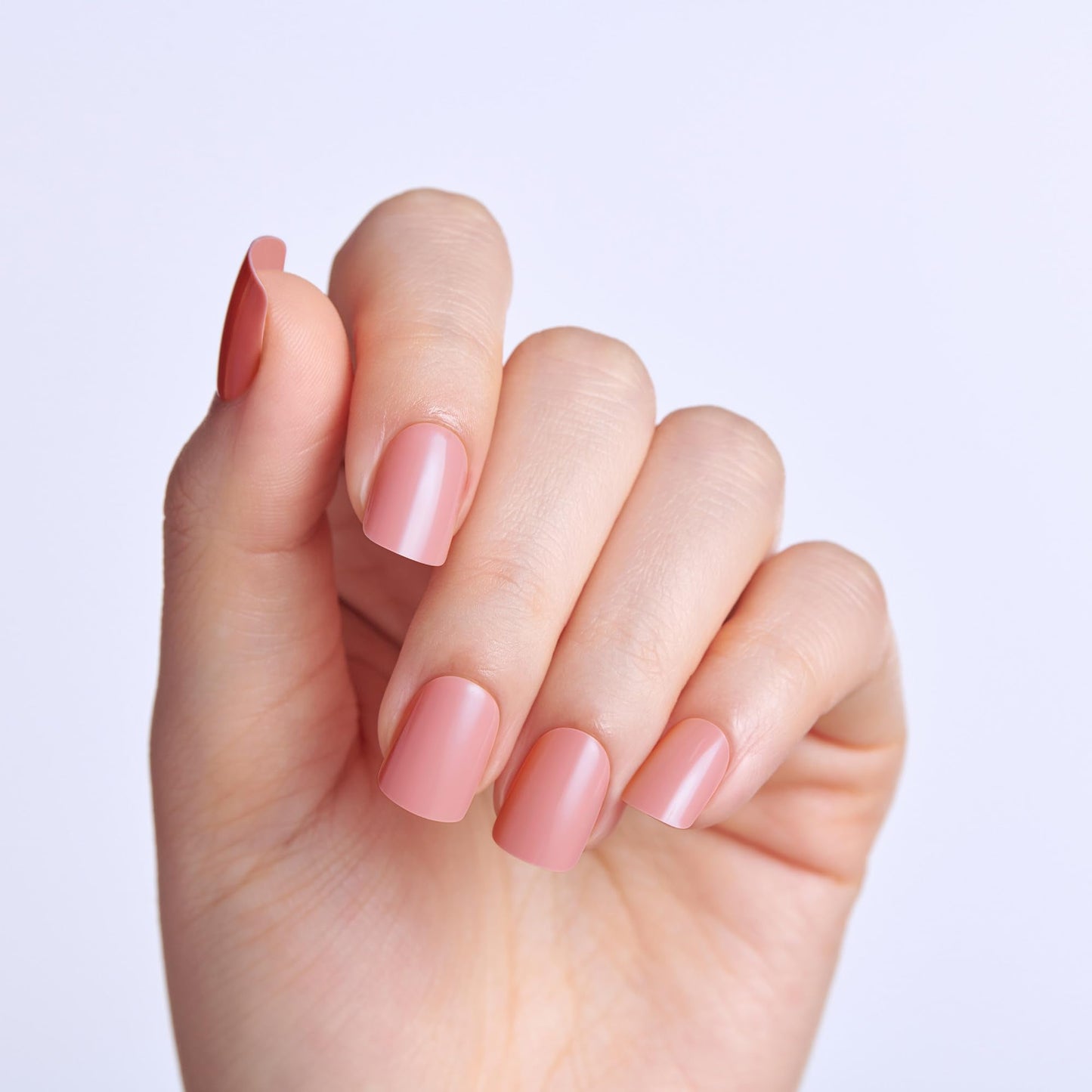 Kiss Impress No Glue Mani Press On Nails, Color, 'Your Magic', Pink, Short Size, Squoval Shape, Includes 30 nails, 1 mini file, 1 prep pad Beauty and Personal Care imPRESS