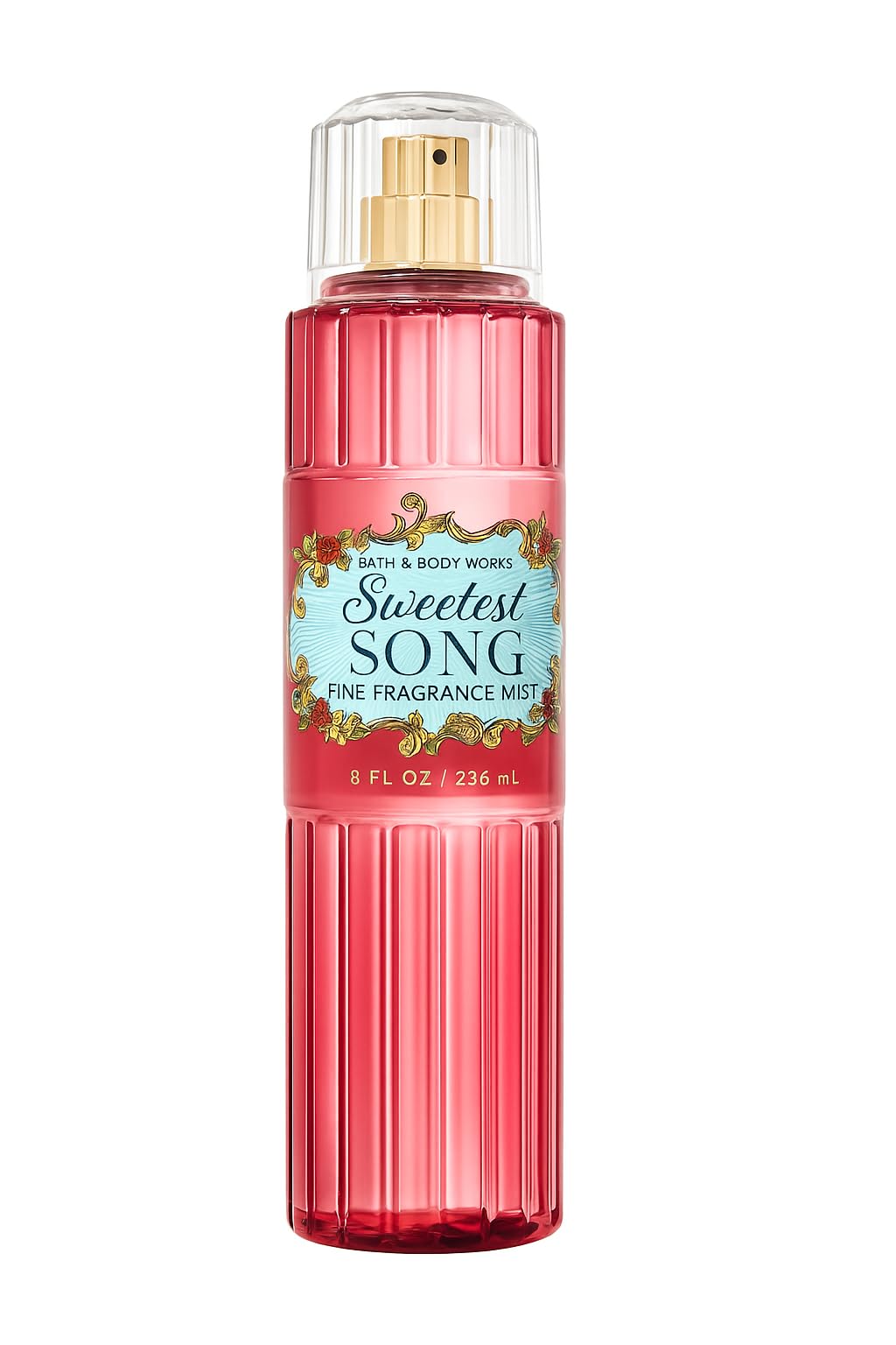 Bath & Body Works Sweetest Song Fine Fragrance Mist 8 fl oz | Floral & Fruity Body Spray with Raspberries, Jasmine, Musk Beauty & Personal Care Bath & Body Works