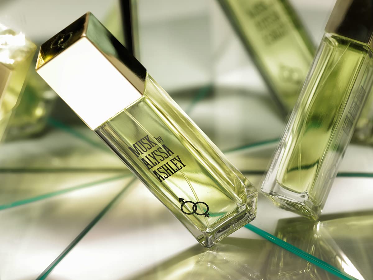 Alyssa Ashley Musk - Perfume for Men and Women with Citrus and Sicilian Bergamot - Long Lasting - Womens Fragrances - 3.4 oz EDT Spray Beauty & Personal Care ALYSSA ASHLEY