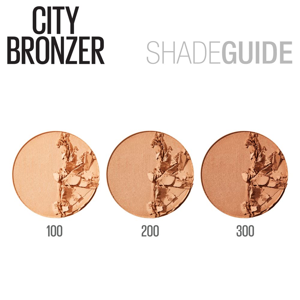 New York City Bronzer and Contour Powder, 200 Medium (Pack of 2) Beauty & Personal Care MAYBELLINE