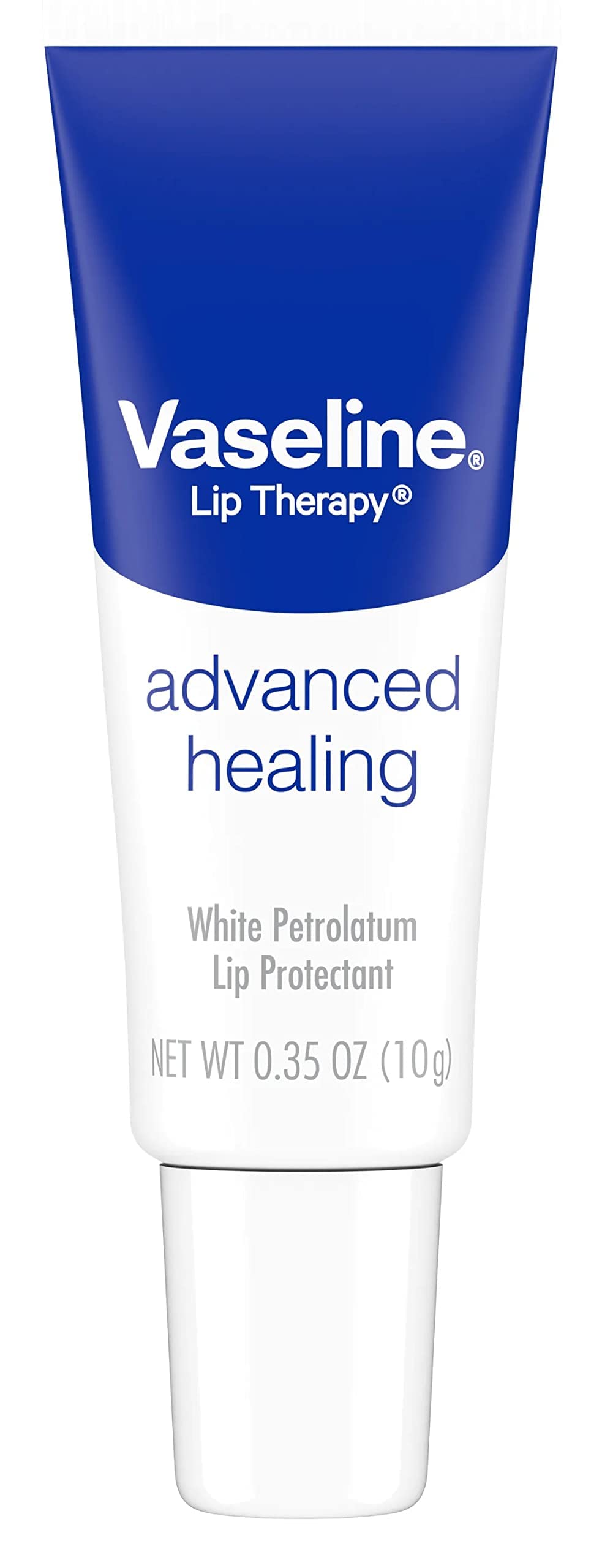 Vaseline Lip Therapy Lip Balm Tube, Advanced Healing Lip Protectant, 0.35 OZ Beauty and Personal Care Vaseline