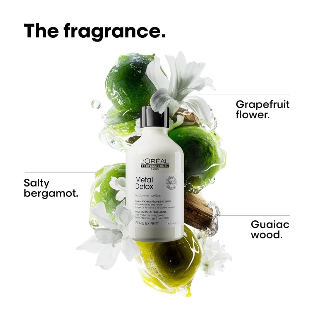 L'Oréal Professionnel Paris Metal Detox Shampoo - Hard Water Chelating Shampoo For Damaged Hair, Removes Metal Build Up and Protects Color & Shine Beauty & Personal Care L'Oréal Professionnel Paris