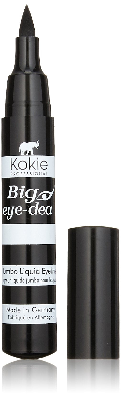 Kokie Cosmetics Big Eye-Dea Jumbo Liquid Eyeliner, Black, 0.068 Fluid Ounce Beauty & Personal Care Kokie