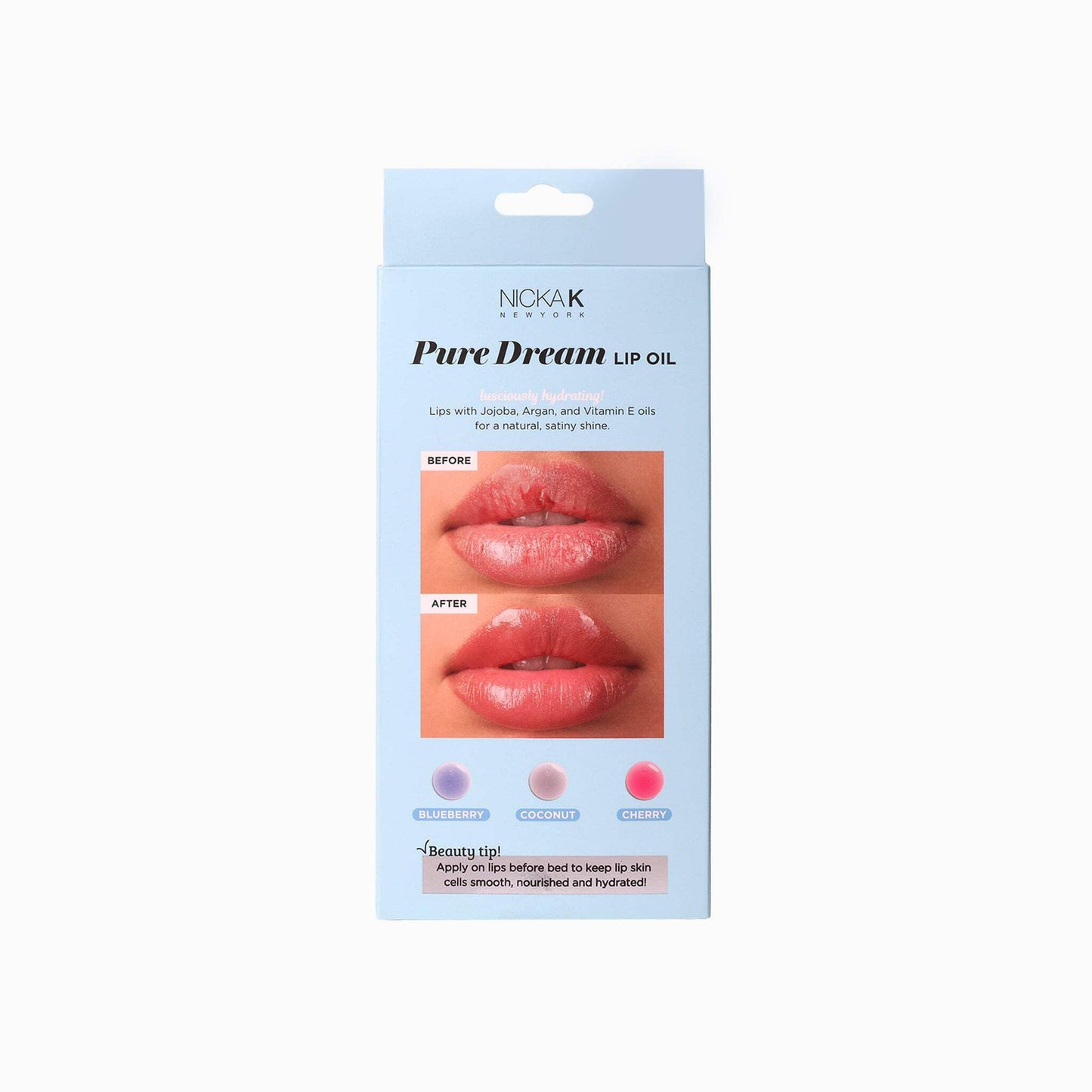 NICKA K NEW YORK Pure Glow Lip Oil (Pure Dream) Beauty & Personal Care NICKA K NEW YORK