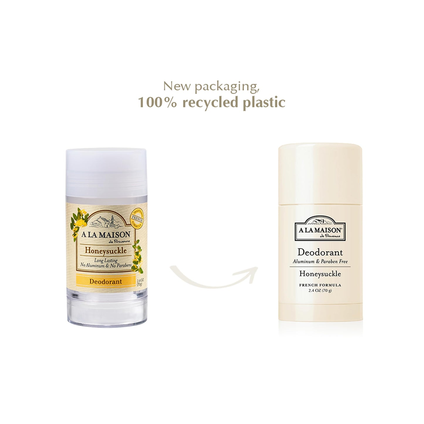 A La Maison HoneySuckle Aluminum Free Deodorant for Women and Men - Natural Deodorant Beauty and Personal Care A LA MAISON