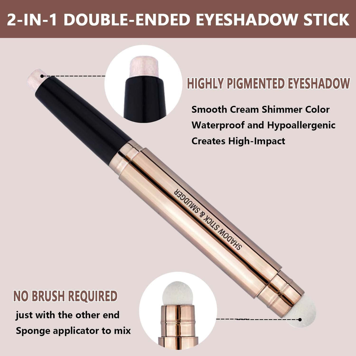 Metiplou Eyeshadow Stick Eye Shadow Pencil Eye Makeup Cream Shimmer Glitter Smooth Eye Shadow Sticks Nude Matte Korea Palette Primer Crayon Liquid Beauty & Personal Care Metiplou