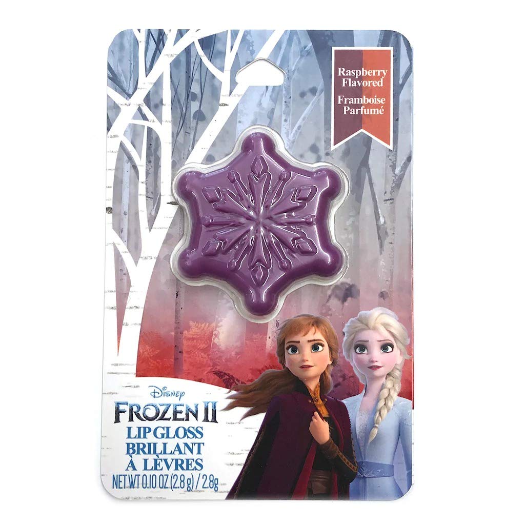 Disney Frozen 2 Anna & Elsa Raspberry Flavored Lip Gloss Compact Stocking Stuffer Party Favor Gift Beauty & Personal Care Taste Beauty
