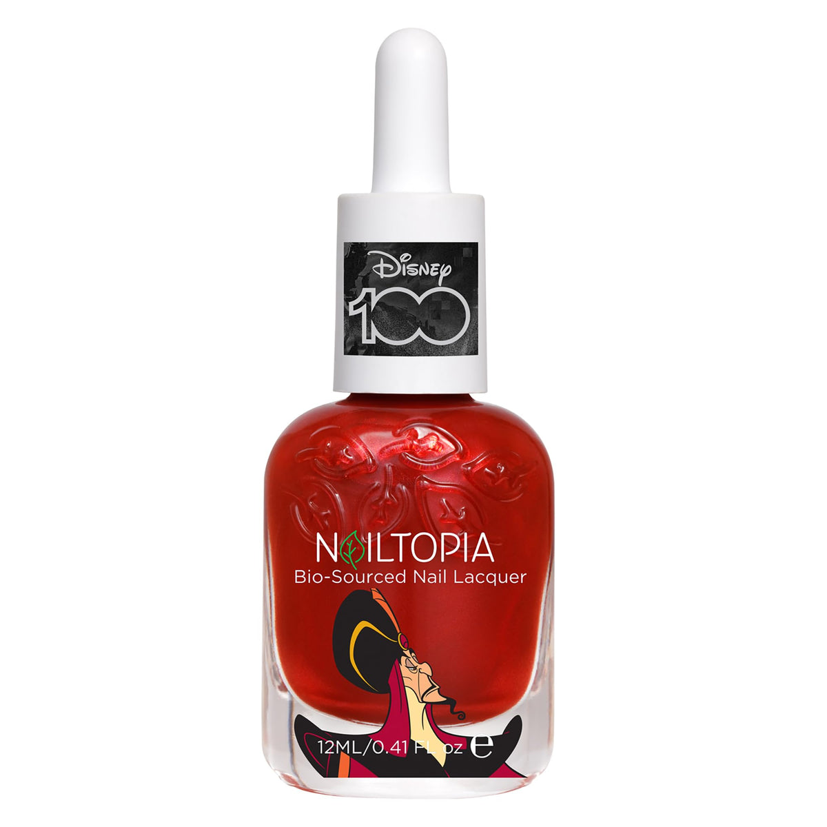 Nailtopia Bio-Sourced Chip Free Nail Lacquer Disney Collection, Jafar, 0.41 oz - All Natural - Vegan - Strengthening - Quick-Dry - Long Lasting
