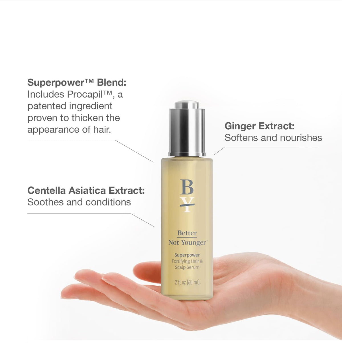 Better Not Younger Densifying Hair Thickening Serum for Thinning Hair 2oz