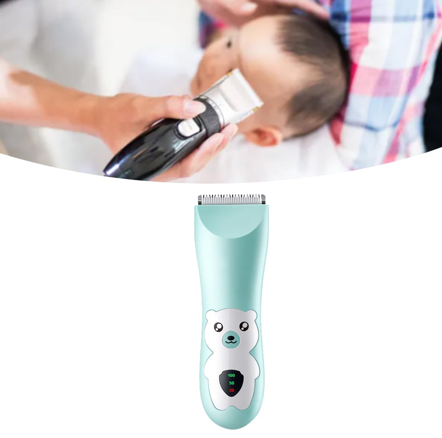 Dioche Baby Hair Clippers Ultra Quiet, Safe Electric Hair Trimmer for Kids & Infants, Low Noise Hair Cutting Kit for Children, Cordless Portable Hair Beauty and Personal Care Dioche