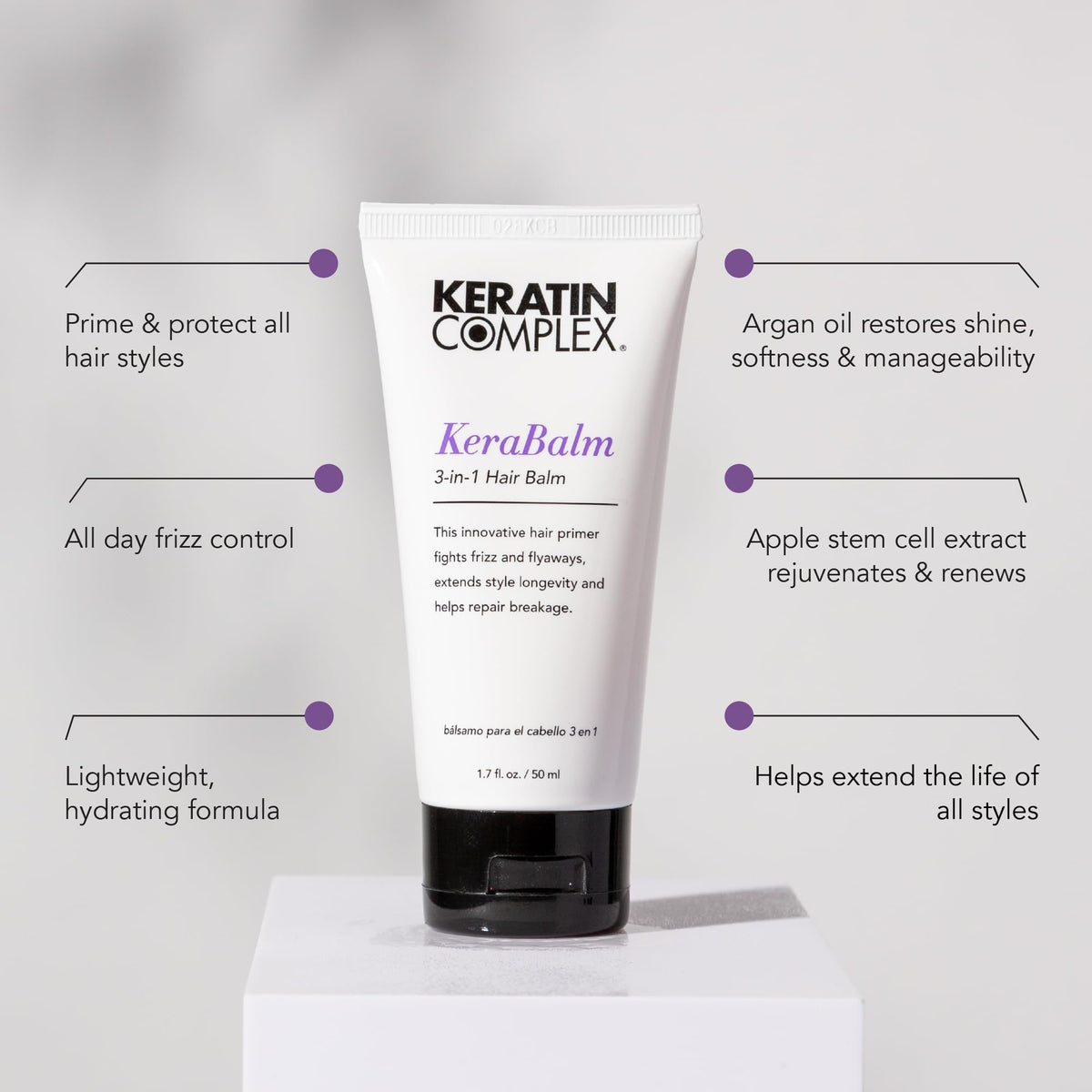 Keratin Complex - KeraBalm 3-in-1 Hair Balm - 1.7 fl oz Beauty & Personal Care Keratin Complex