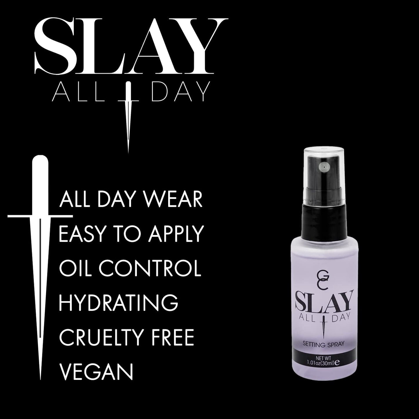 Gerard Cosmetics Makeup Setting Spray Mini (Lavender), Slay All Day Scented Makeup Finishing Spray, Oil Control, Matte Finish, Cruelty Free, Made USA Beauty & Personal Care Gerard Cosmetics