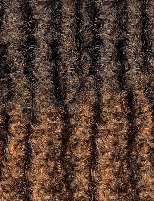Outre Purple Pack Brazilian Premium Human Hair Blend Feather Crochet Braid - Loose Deep 18" (2T1B/30)