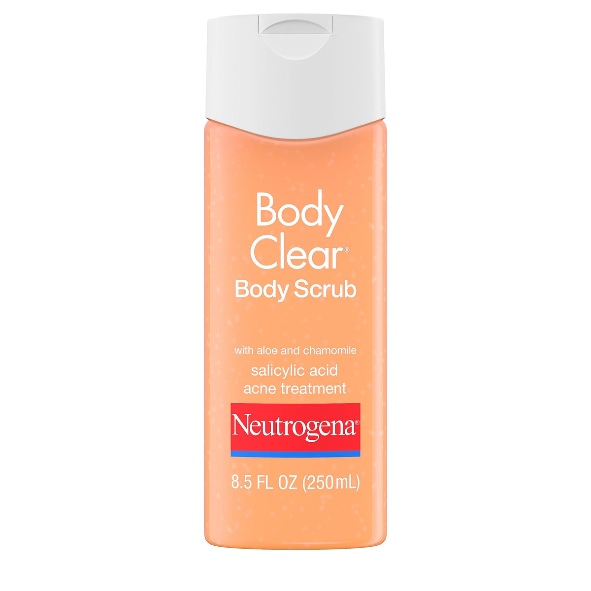 Neutrogena Body Clear Oil-Free Acne Body Scrub Skin Care, Salicylic Acid Acne Treatment for Acne-Prone Skin, 8.5 fl. Oz (Pack of 6) Beauty & Personal Care Neutrogena