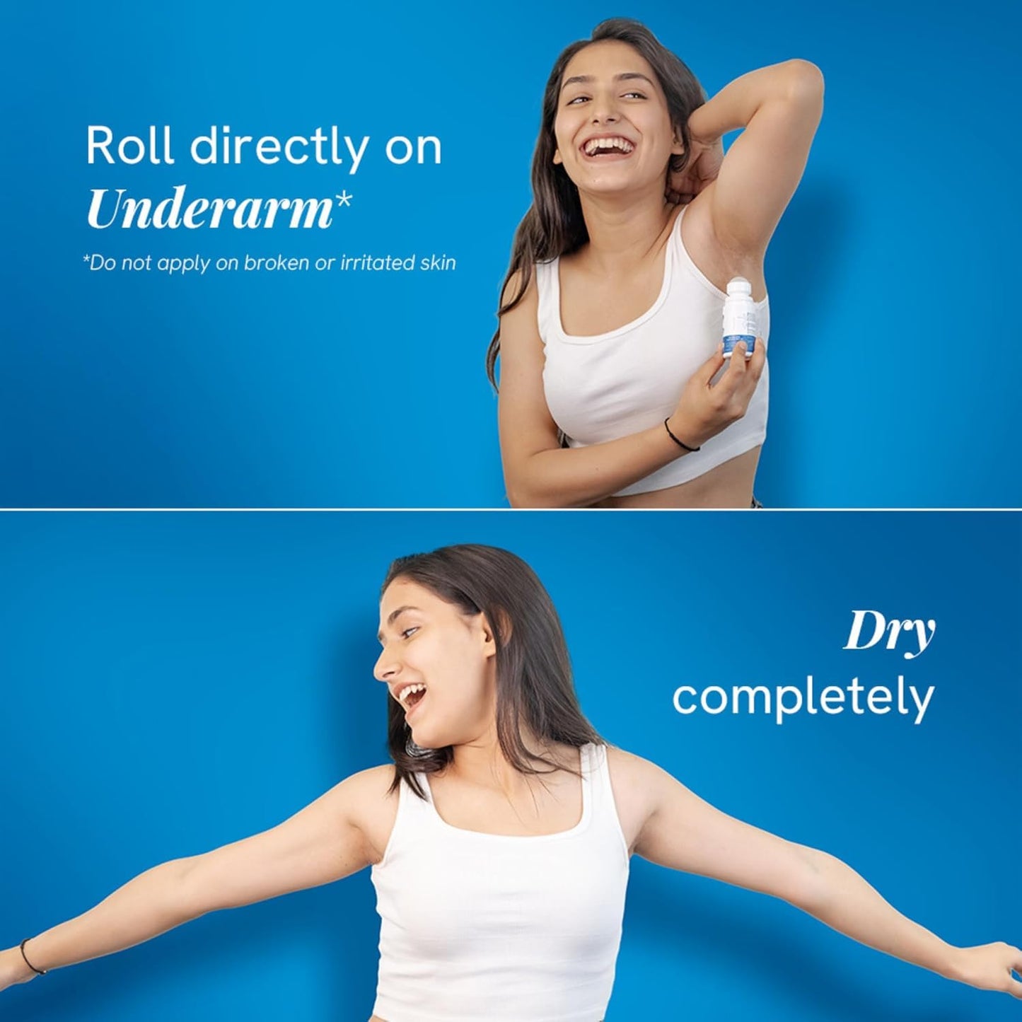 Be-Bodyvise's AHA BHA Underarm Roll On, 2% Lactic Acid, 1% Mandelic Acid, 1% Salicylic Acid, Flora Fragrance, Alcohol-Free, Aluminum-Free, 50ml, Pack Beauty and Personal Care Metrey Herbotech