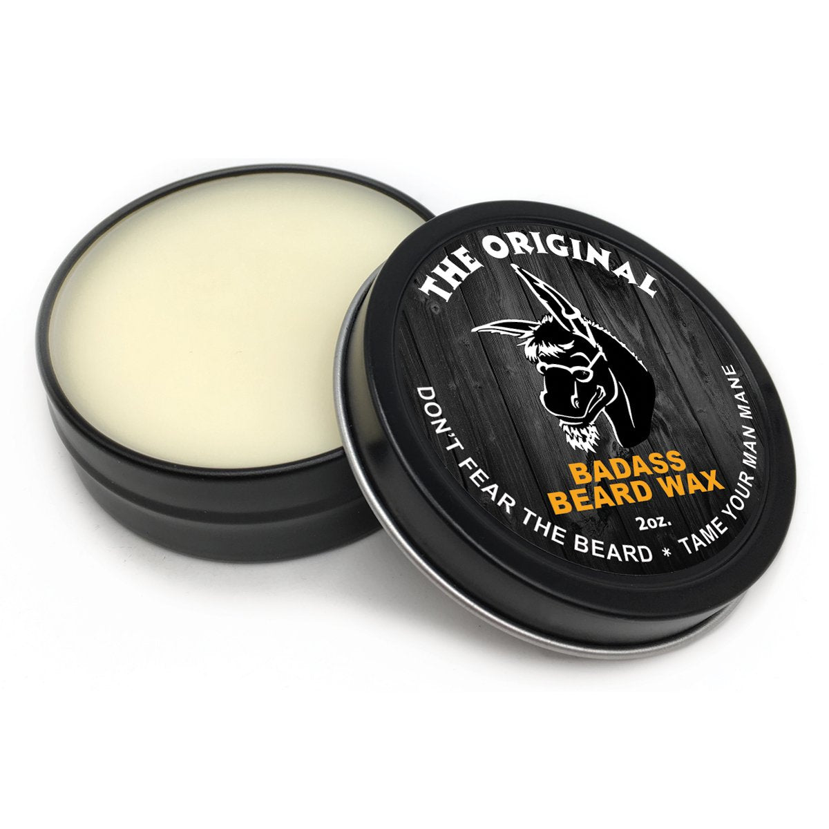 Badass Beard Care Beard Wax For Men - The Original, 2 oz - Softens Beard Hair, Leaves Your Beard Looking and Feeling More Dense Beauty and Personal Care Badass Beard Care
