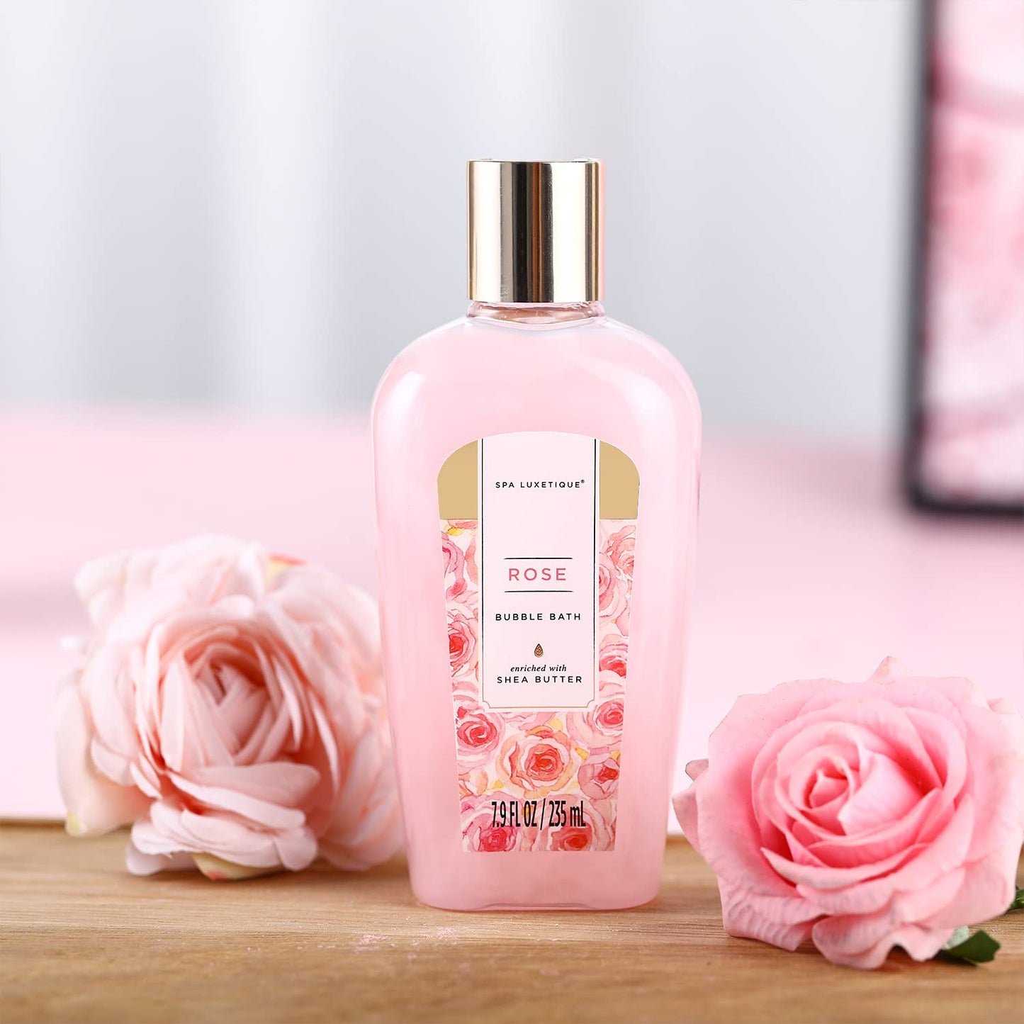spa luxetique Gift Set For Women, Bath Sets for Women Gift, 8 Pcs Rose Spa Basket Includes Bubble Bath, Shower Gel, Body Lotion, Mom Birthday Gifts Beauty & Personal Care spa luxetique