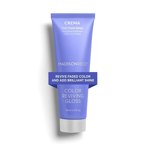 Madison Reed Color Reviving Gloss - Crema Blonde | Semi-Permanent Toning Gloss for Blonde & Gray Hair, Neutralizes Brassiness & Yellow Tones, Boosts Beauty & Personal Care Madison Reed