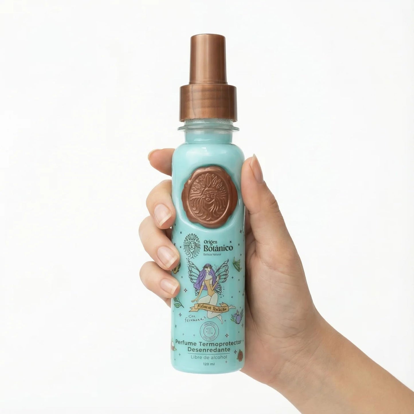 Origen Botánico Perfume Termoprotector para Cabello, Sin Alcohol, Antifrizz, Desenredante, Protección solar, Con Feromonas, Aroma Ritual de Tentación Beauty & Personal Care Origen Botánico