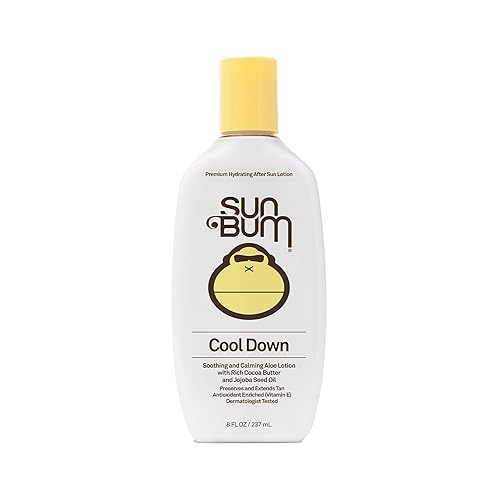 Sun Bum Cool Down Aloe Vera Lotion - Vegan After Sun Care with Cocoa Butter to Soothe and Hydrate Sunburn - 8 oz Beauty & Personal Care Sun Bum