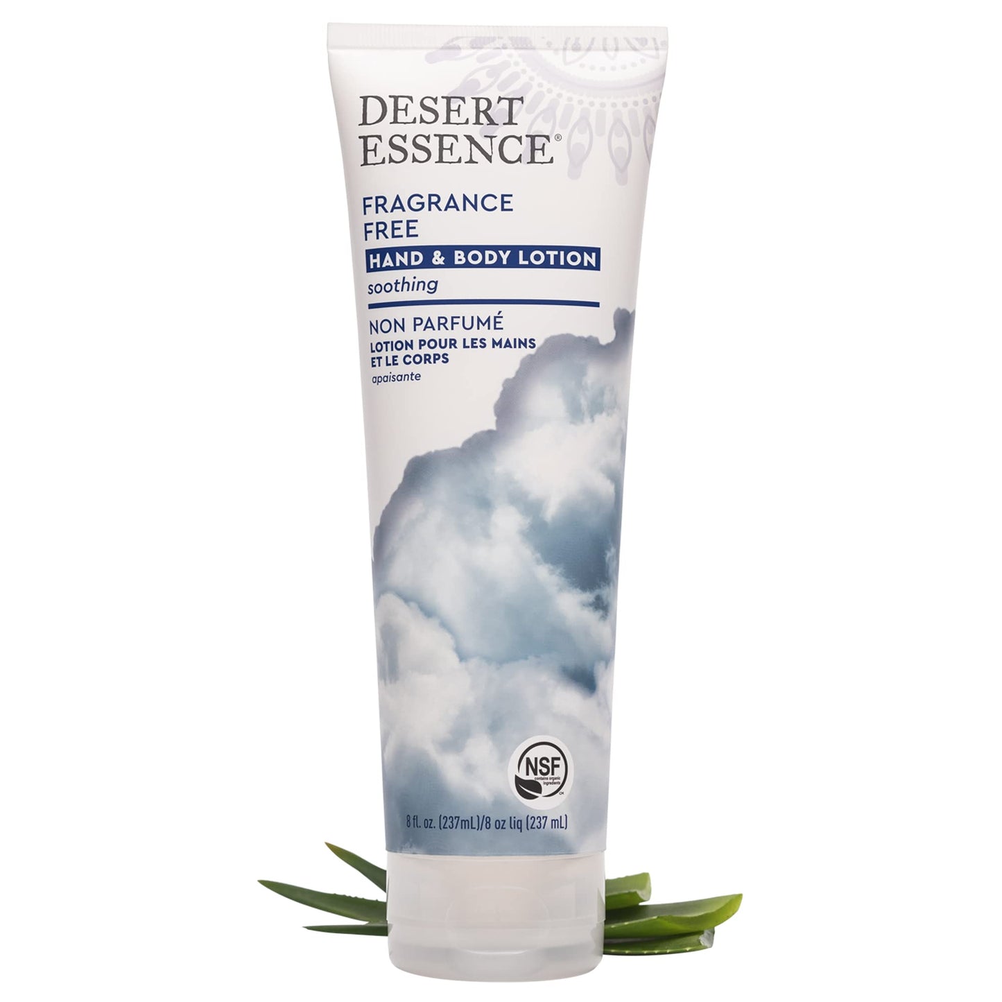 Desert Essence Fragrance Free Hand & Body Lotion - 8 Fl Ounce - Soothing - Aloe Vera - Shea Butter - Green Tea - Coconut Oil - Jojoba Oil Beauty & Personal Care Desert Essence